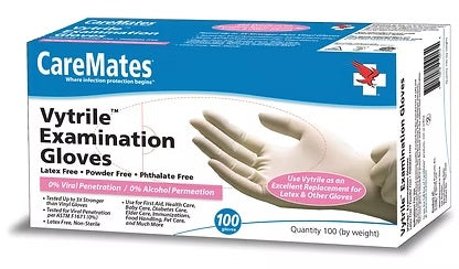 CareMates Vytrile Large Gloves 1000/Case