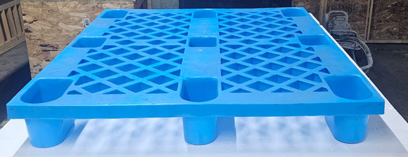 Blue Plastic Block Pallet 48x40