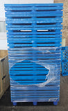 Blue Plastic Block Pallet 48x40