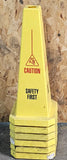 Yellow safety cones 3' & 25 1/2"