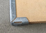 Wood shelves reinforced with steel 46 3/4" x 2'     5/8" thick