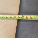 Wood shelves reinforced with steel 46 3/4" x 2'     5/8" thick