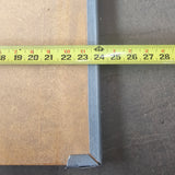 Wood shelves reinforced with steel 46 3/4" x 2'     5/8" thick