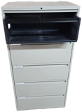 5 Drawer KI filing cabinet 59" x 30" x 18" top Drawer is flip up/out 4 available