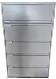 5 Drawer KI filing cabinet 59" x 36" x 18" top Drawer is flip up/out 4 available