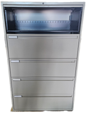 5 Drawer KI filing cabinet 59" x 36" x 18" top Drawer is flip up/out 4 available