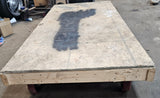 8' x 4' & 7' x 3' material handling moving carts on 6" casters