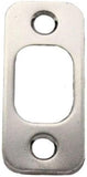 Deadbolt Strike Plate Door Backplate 1 1/8" x 2 3/4" Rounded