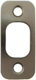 Deadbolt Strike Plate Door Backplate 1 1/8" x 2 3/4" Rounded