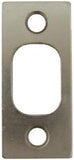 Deadbolt Strike Plate Door Backplate 1 1/8" x 2 3/4" Square