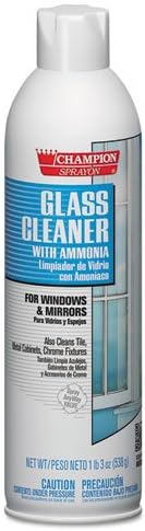 Chase Aerosol Glass Cleaner w/ Ammonia - 12 x 19oz, 1 case total