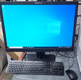 Complete Lenovo desktop computer with monitor & printer