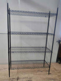 Metro black shelving rack 74"'48"x18'